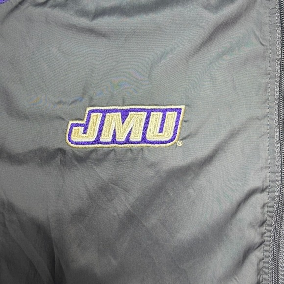 Columbia JMU Dukes Flash Forward Windbreaker Men Medium Purple Hooded Jacket - Picture 3 of 10